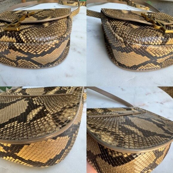 Saint Laurent Kaia Python Crossbody - Picture 12 of 16